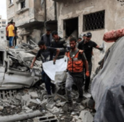 په غزه کې د اوربند تر اعلان وروسته هم مرګ‌ژوبله دوام لري؛ شاوخوا ۱۵۰۰ کسانو ته زيان اوښتی