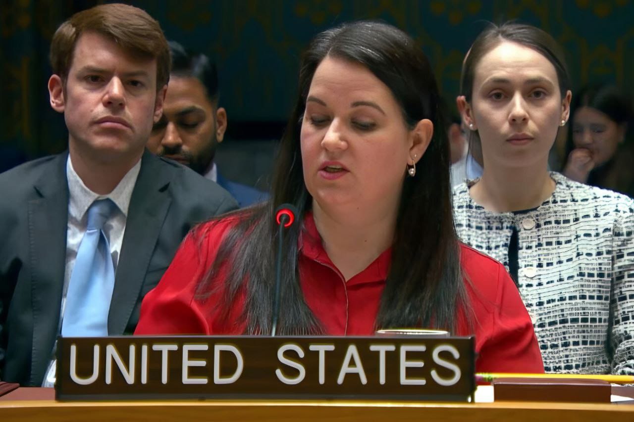 په ملګرو ملتونو کې د امریکا د استازولۍ مرستیالې جنیفر لوکتا د امنیت شورا په وروستۍ ناستې کې پر طالبانو د پراخې نیوکې ګوته ونیوله