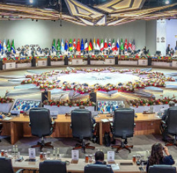 جنوبي افریقا په کوربتوب د نړۍ ستر اقتصادي بلاک جي ۲۰ غونډه د امریکا په نشتون پای ته ورسېده