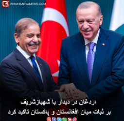 اردغان در دیدار با شهبازشریف بر ثبات میان افغانستان و پاکستان تاکید کرد