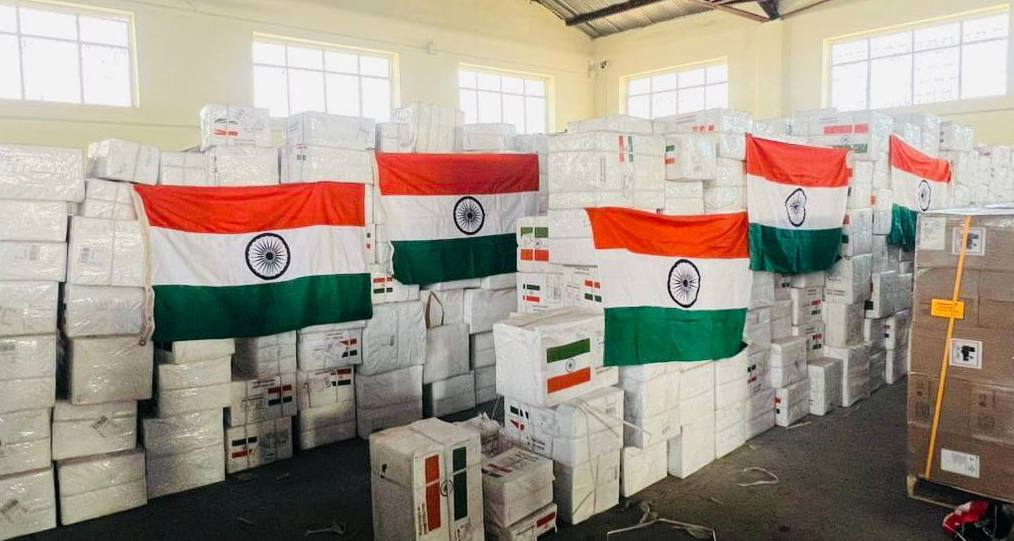 هند له افغانستان سره د ۱۶ ټنه درملو او تشخیص کټونو مرسته وکړه؛ د روغتیايي خدمتونو د پیاوړتیا پر لور مهم ګام