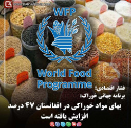 برنامه جهانی خوراک:   بهای مواد خوراکی در افغانستان ۴۷ درصد افزایش یافته است