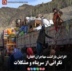 افزایش بازگشت مهاجران افغان؛  نگرانی از سرپناه و مشکلات