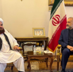 مسکو : د افغانستان او ایران سفیرانو په مسکو کې د دوه‌اړخیزو اړیکو او سیمه‌ییزو تحولاتو په اړه خبرې وکړې