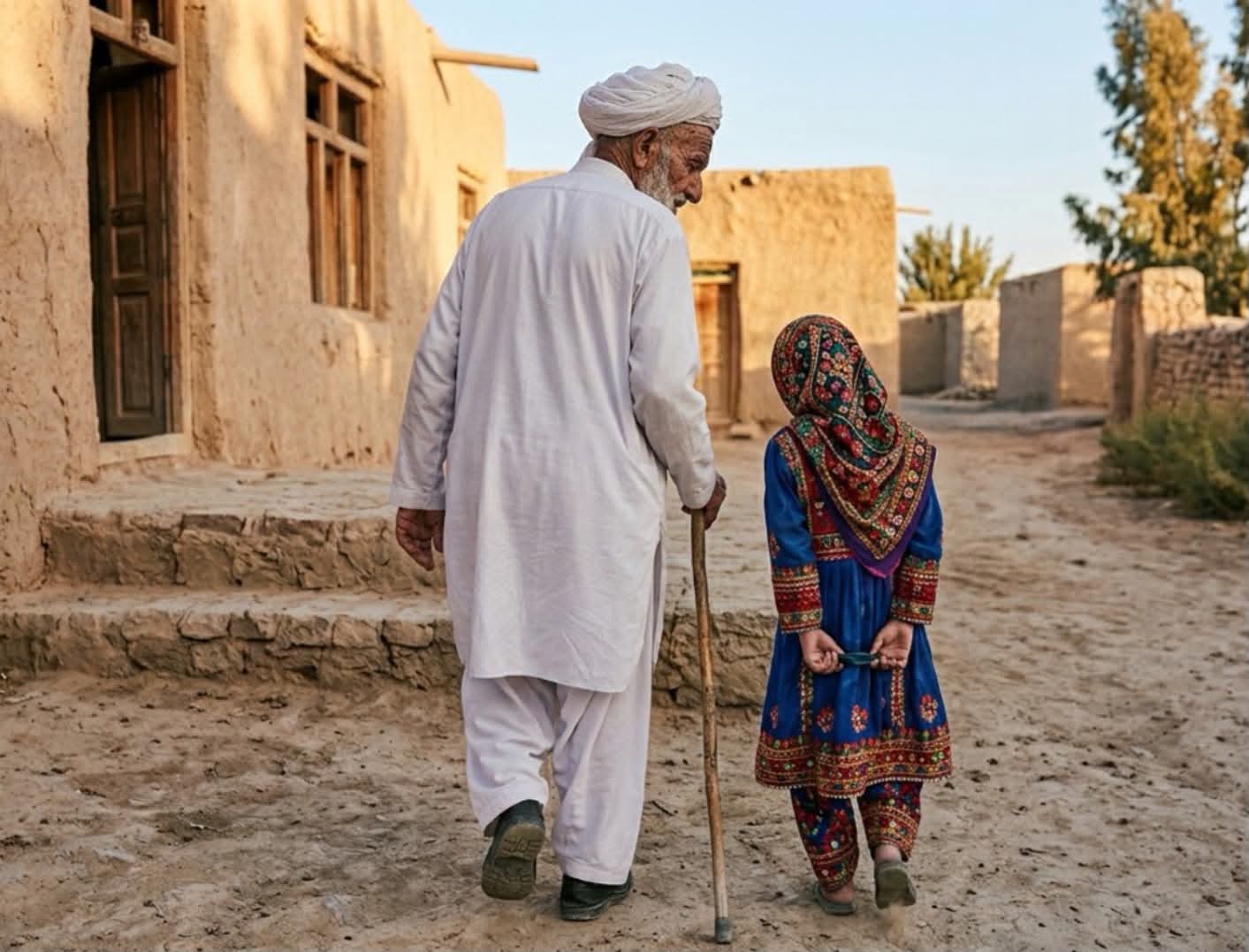 هلمند :   د ۸۰ کلن سړي او ۸ کلنې ماشومې د نکاح هڅه ودرول شوه