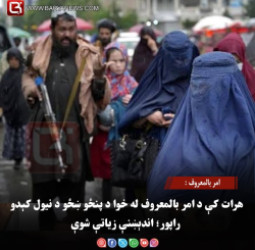 امر بالمعروف : هرات کې د امر بالمعروف له خوا د پنځو ښځو د نیول کېدو راپور؛ اندېښنې زیاتې شوې
