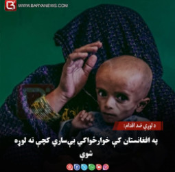 د لوږې ضد اقدام: په افغانستان کې خوارځواکي بې‌ ساري کچې ته لوړه شوې