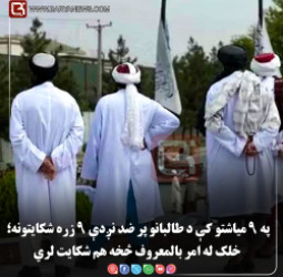 په ۹ میاشتو کې د طالبانو پر ضد نږدې ۹ زره شکایتونه؛ خلک له امر بالمعروف څخه هم شکایت لري