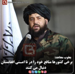 یعقوب مجاهد:  برخی کشورها منافع خود را در نا امـنی افغانستان  دنبال می کنند