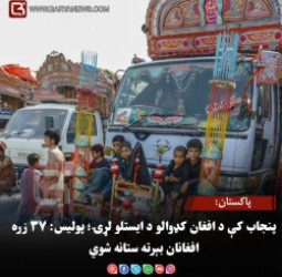 پاکستان: پنجاب کې د افغان کډوالو د ایستلو لړۍ؛ پولیس: ۳۷ زره افغانان بېرته ستانه شوي
