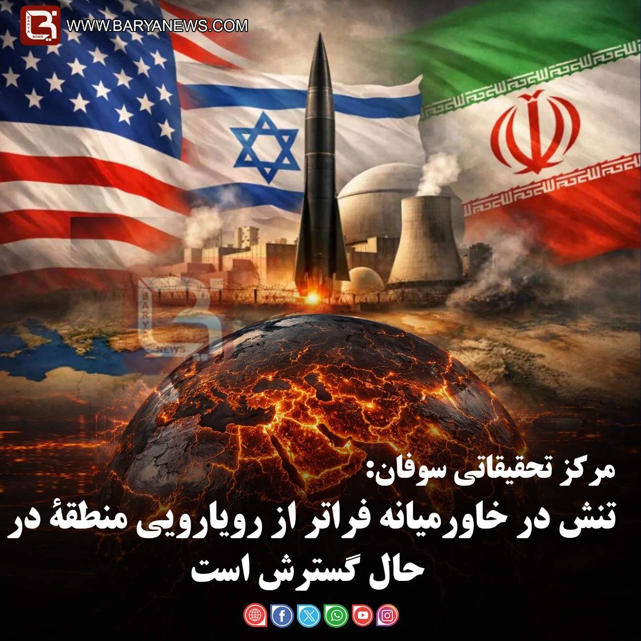 تنش در خاورمیانه فراتر از رویارویی منطقۀ در حال گسترش است