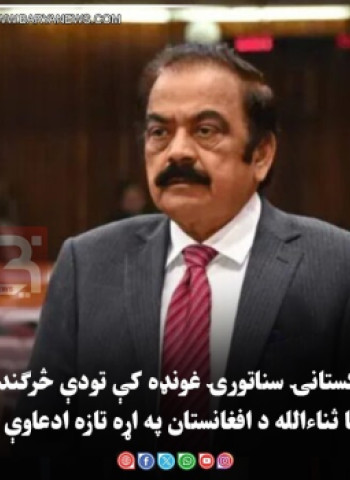 پاکستانۍ سناتورۍ غونډه کې تودې څرګندونې؛ رانا ثناءالله د افغانستان په اړه تازه ادعاوې وکړې