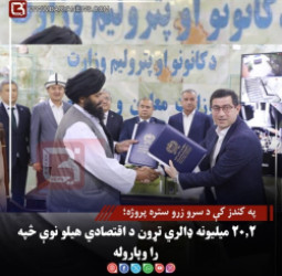په کندز کې د سرو زرو ستره پروژه؛ ۲۰.۲ میلیونه ډالري تړون د اقتصادي هيلو نوې څپه را وپاروله