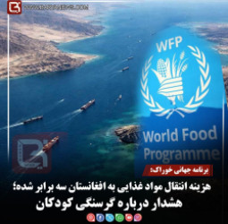 برنامه جهانی خوراک:   هزینه انتقال مواد غذایی به افغانستان سه برابر شده؛   هشدار درباره گرسنگی کودکان