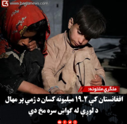 ملګري ملتونه: افغانستان کې ۱۹.۲ میلیونه کسان د ژمي پر مهال د لوږې له ګواښ سره مخ دي