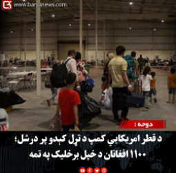 دوحه : د قطر امریکايي کمپ د تړل کېدو پر درشل؛ ۱۱۰۰ افغانان د خپل برخلیک په تمه