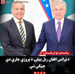 پاکستان او ازبکستان: د ټرانس افغان رېل پټلۍ د پروژې چارې دې چټکې شي